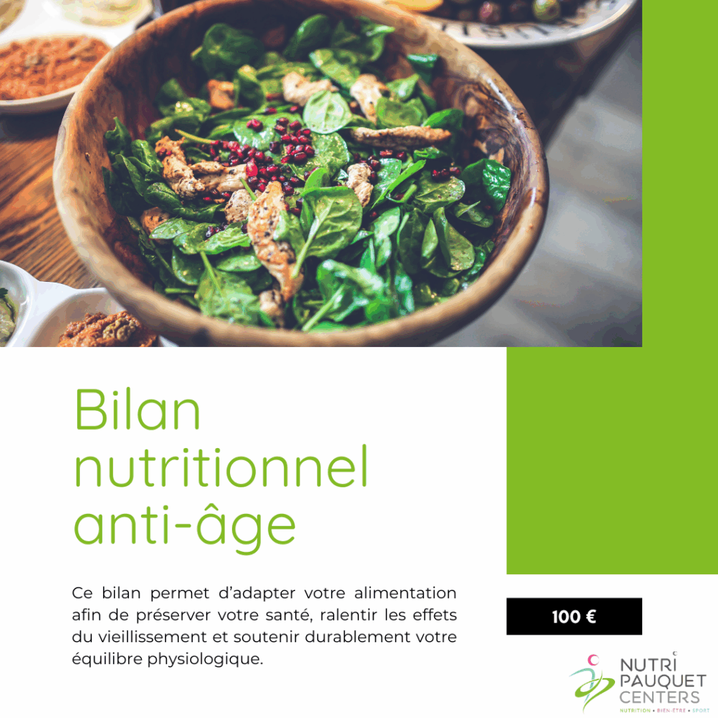 Bilan nutritionnel anti-âge