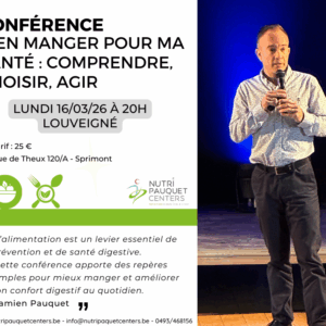 Conférence "Bien manger pour ma santé : comprendre, choisir, agir"