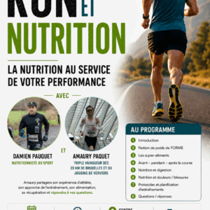 Conférence : RUN ET NUTRITION
