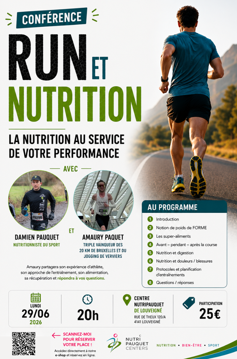 Conférence : RUN ET NUTRITION