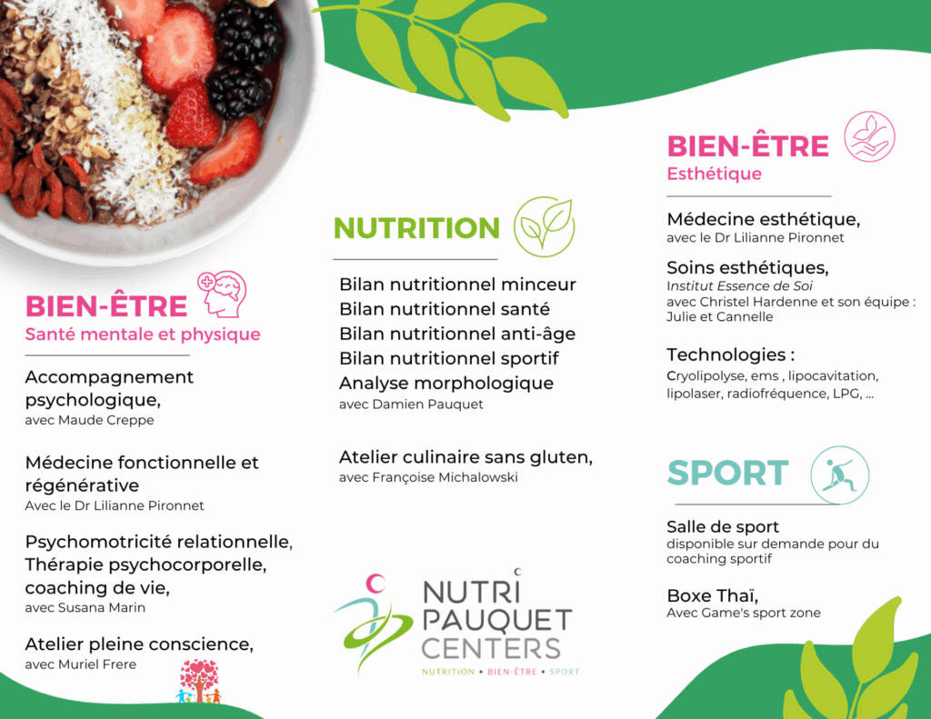 Découvrez tout ce que vous propose le NutriPauquet Centers de Louveigné